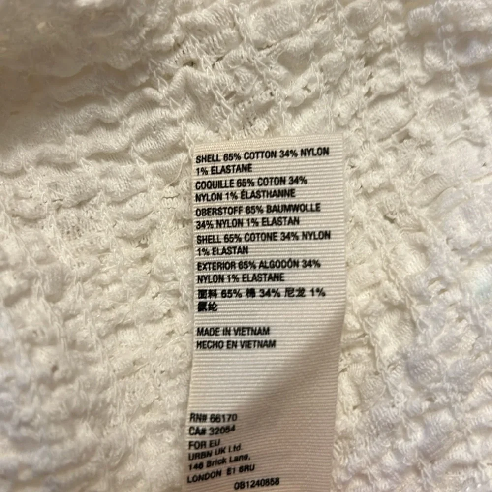 Free People corset, smocked top size large - Picture 8 of 10